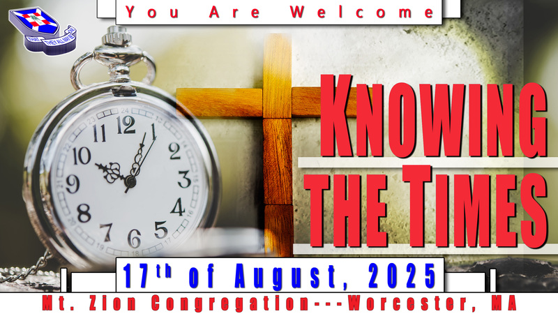 Knowing The Times