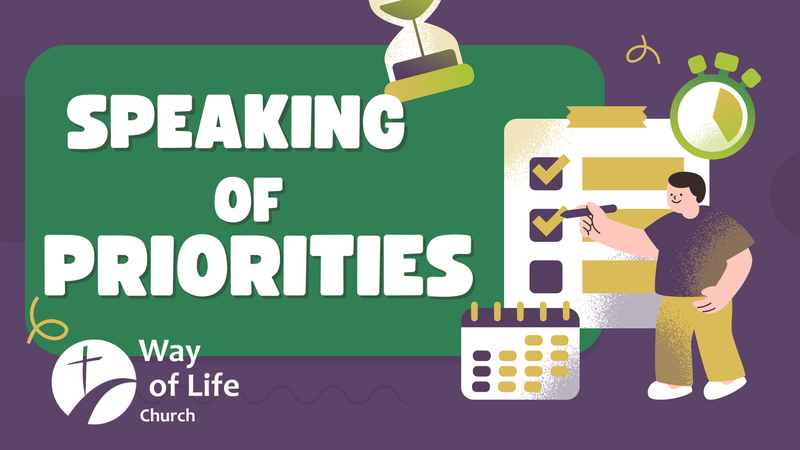 Speaking Of Priorities