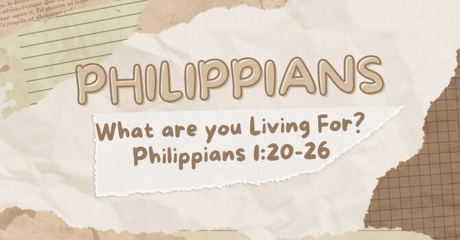 What Are You Living For?