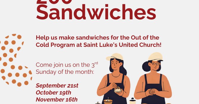 Sandwich Making for St. Lukes