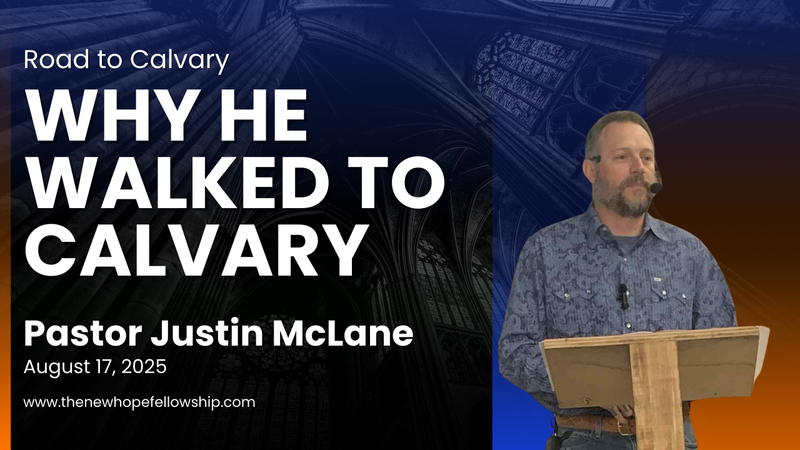 Why He Walked to Calvary