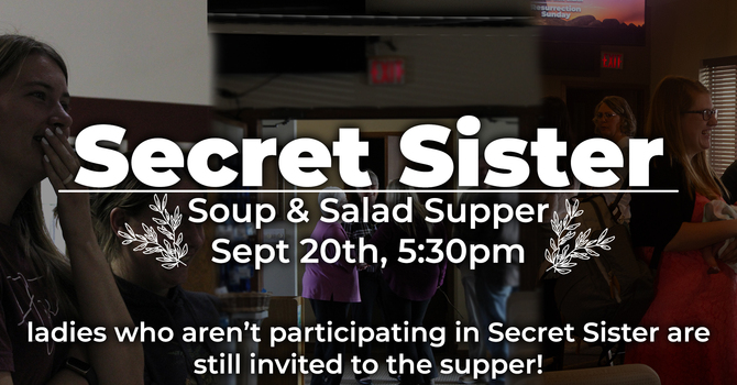 Secret Sister Soup Supper