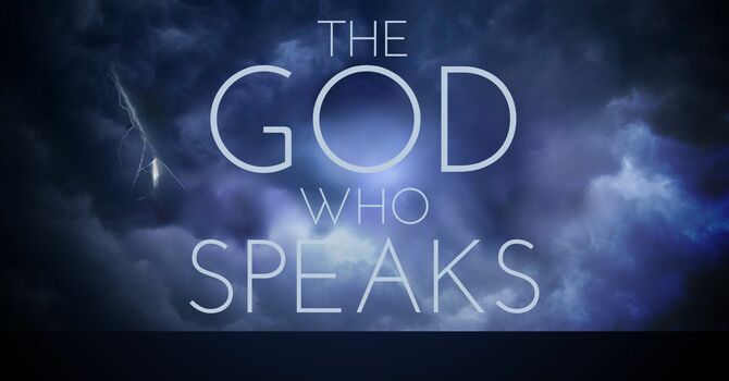 The God Who Speaks