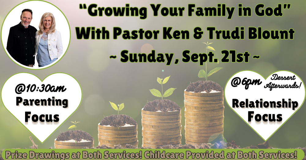 Guest Speakers: Ken & Trudi Blount