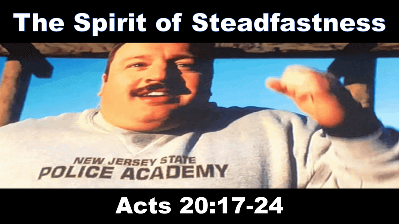 The Spirit of Steadfastness