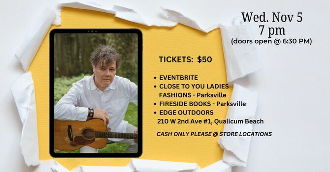 Knox presents...Ron Sexsmith (S,L,Rms 5/6)
