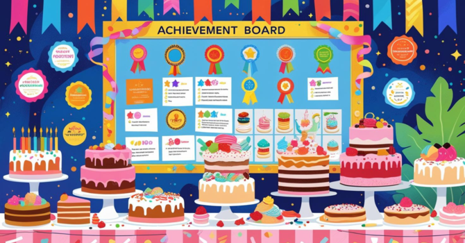 Achievement Board Dessert Party