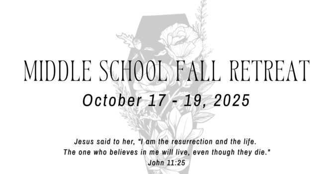 Middle School Fall Retreat