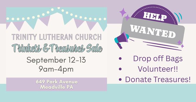 Trinkets & Treasures Sale