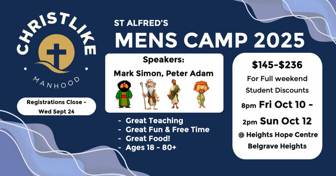 St Alfred's Men's Camp 2025
