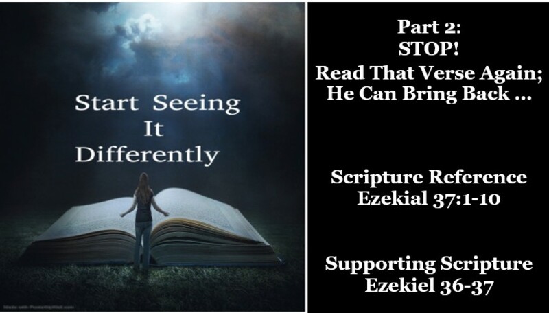 Start Seeing It Differently, Part 2