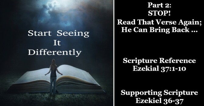 Start Seeing It Differently, Part 2
