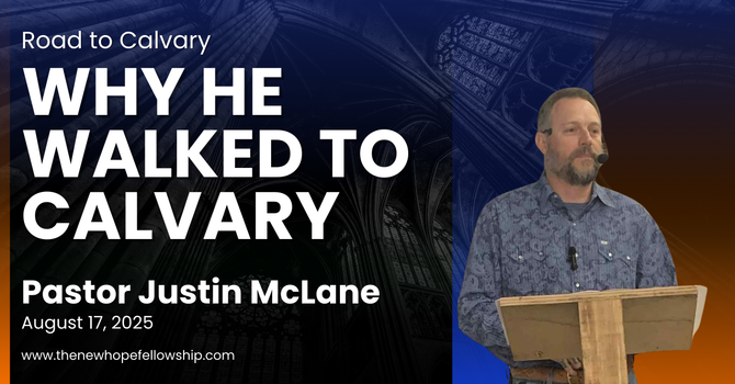 Why He Walked to Calvary