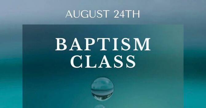 Baptism Class