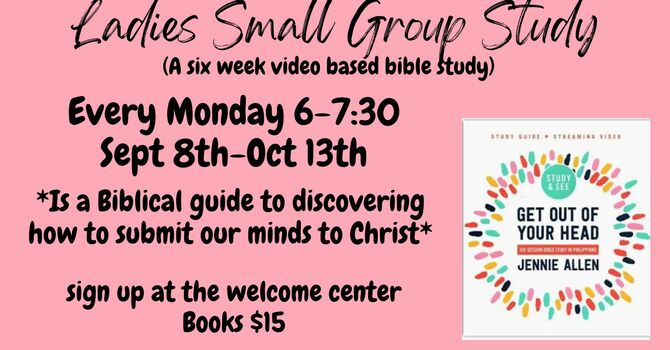 Ladies Small Group Study