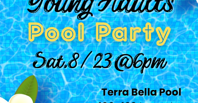 Young Adults Pool Party