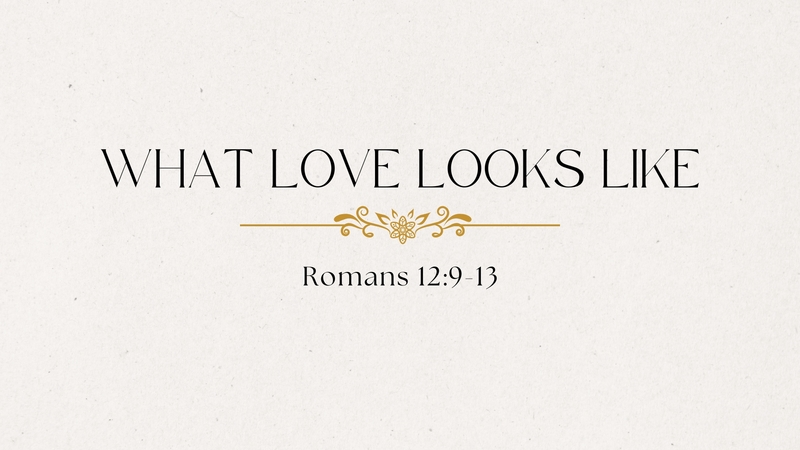 What Love Looks Like