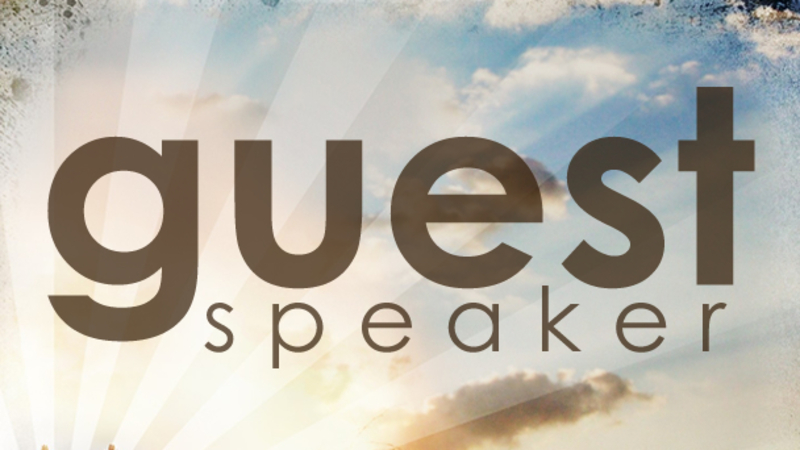 Guest Speaker: Tony Wolf