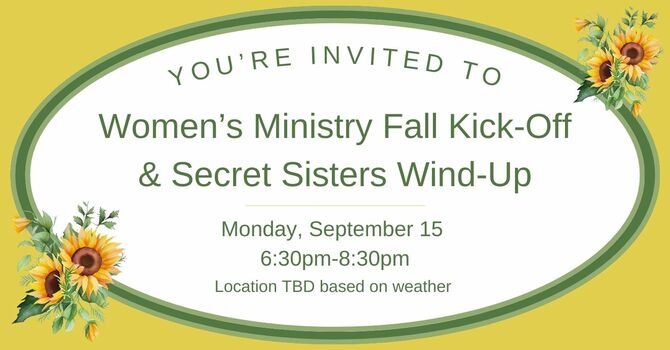 Women's Ministry Kick Off