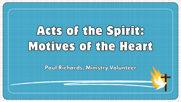 "Motives of the Heart"