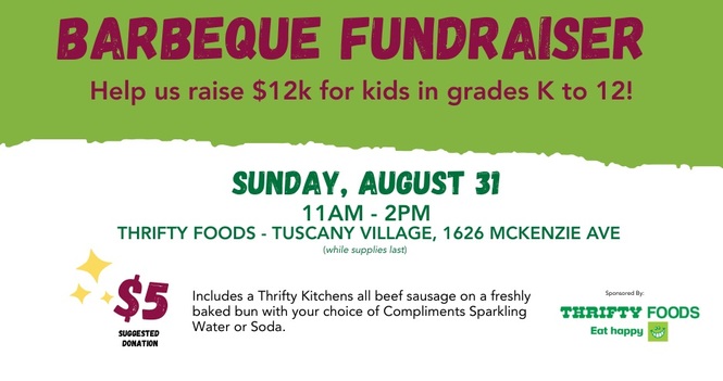 Back to School Campaign and Upcoming BBQ - August 31st