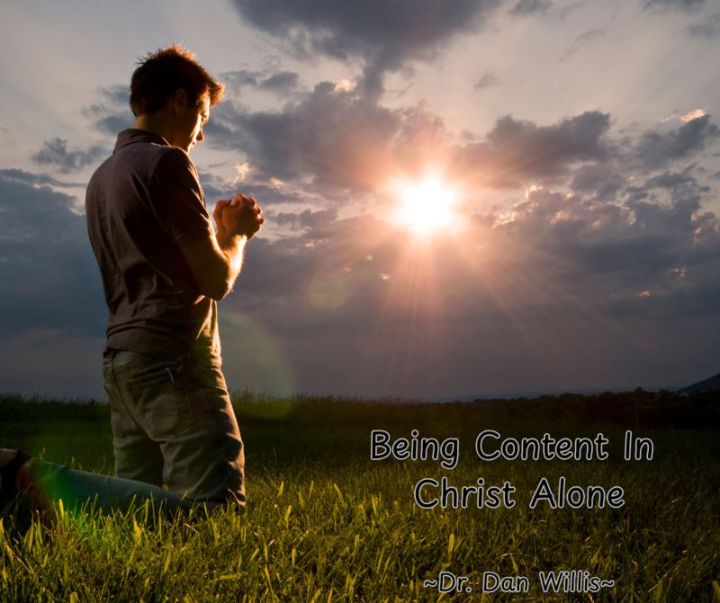 Being Content in Christ Alone
