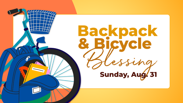 Backpack & Bicycle Blessing