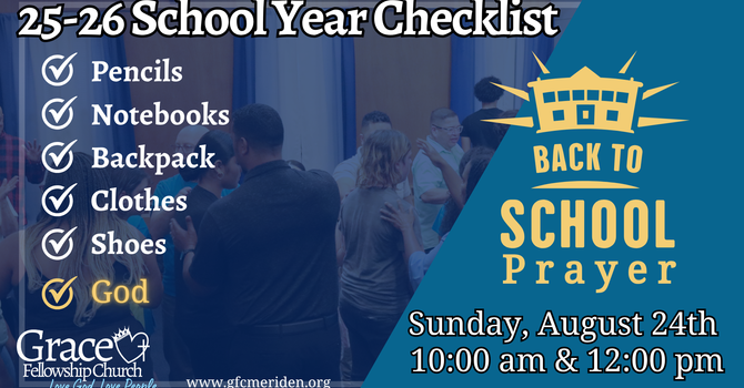 Back to School Prayer & Lunch on us
