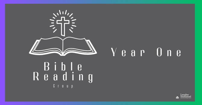 Bible Reading Group - Year One