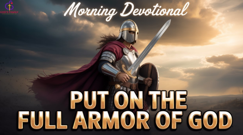 How to Put On the Armor of God Every Day | Morning Devotional with Prayer