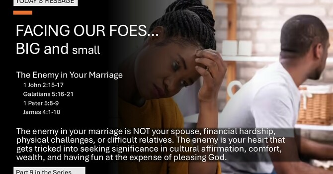 "The Enemy in Your Marriage"
