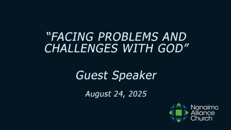 Facing Problems and Challenges With God