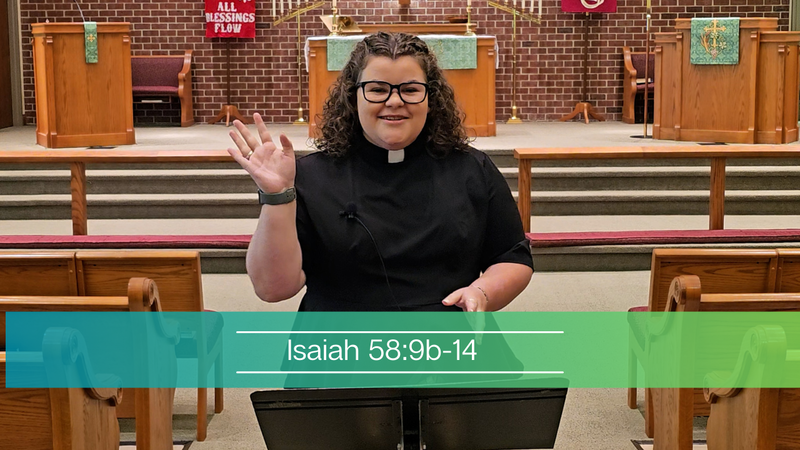 Isaiah 58:9b-14 