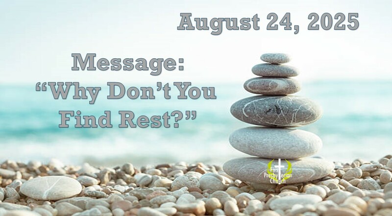 Sunday August 24 Service