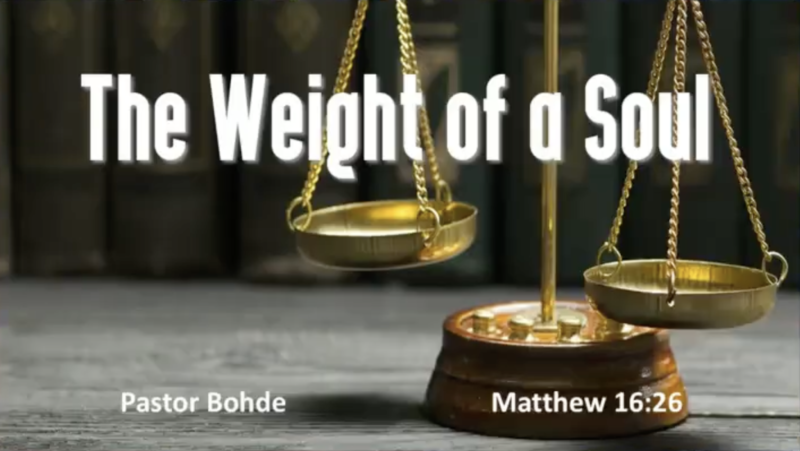 "The Weight of The Soul"
