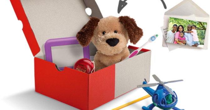 Operation Christmas Child Shoeboxes and items Due