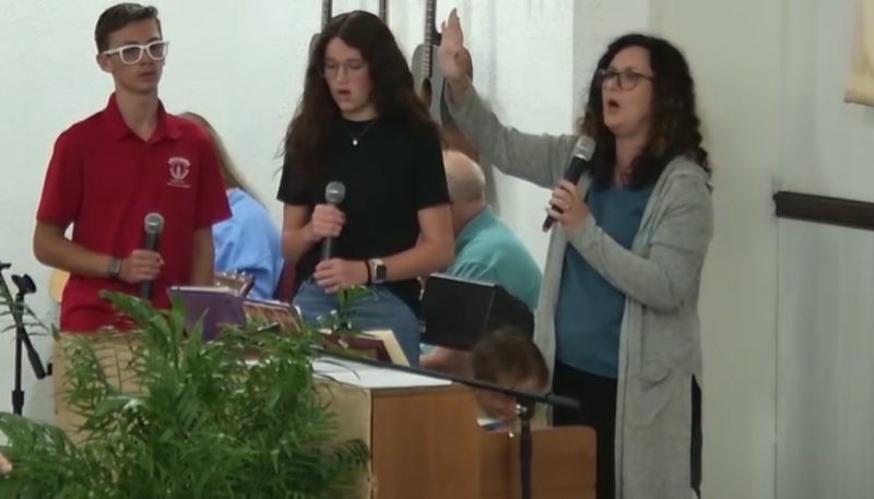 When the BIG preacher shows up