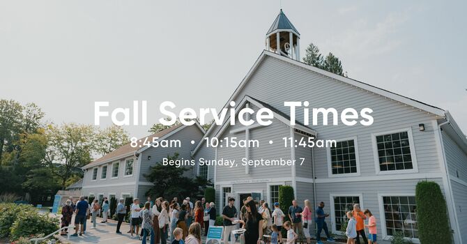 Fall Service Times