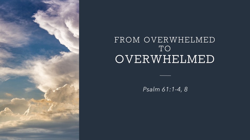 "From Overwhelmed to Overwhelmed"