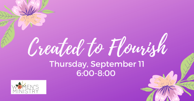 Created to Flourish