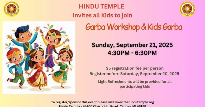 Garba Workshop & Kids Garba