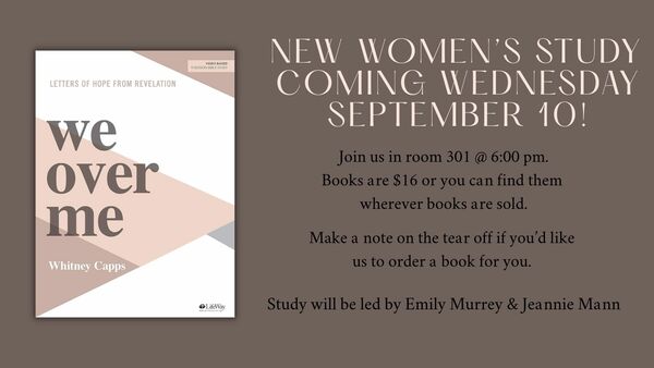 We Over Me - Women's Bible Study