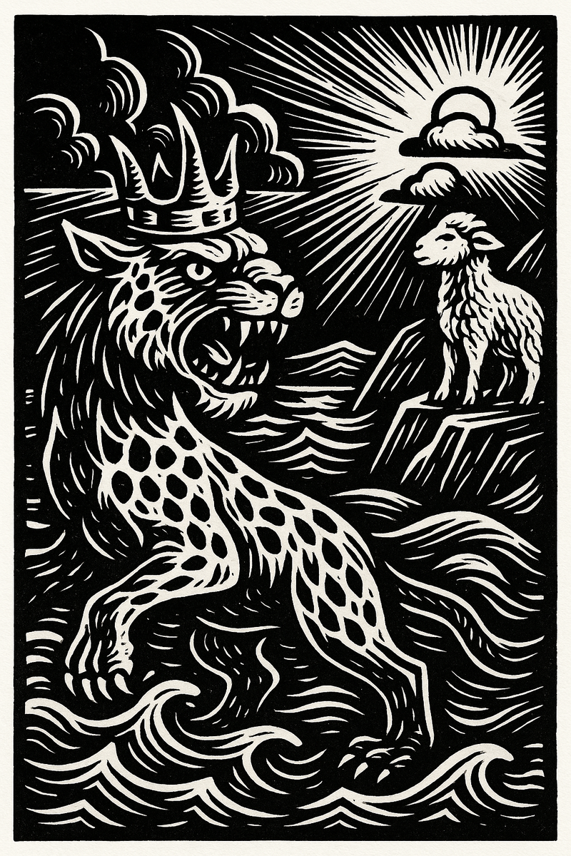 The Lamb Stands