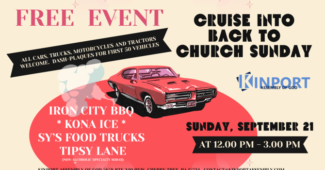 Cruise into Back to Church Sunday