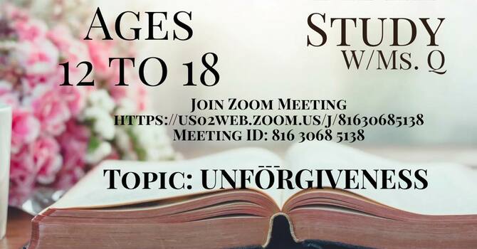 Wednesday Youth Bible Study