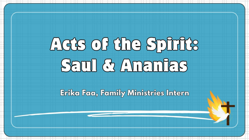 "Saul & Ananias"