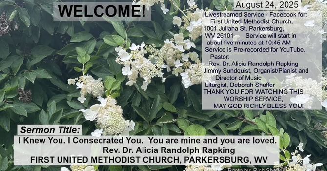 I knew you.  I consecrated you.  You are mine and you are loved.