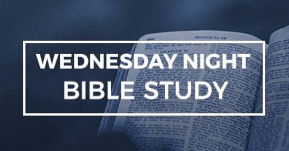 Wednesday Bible Studies