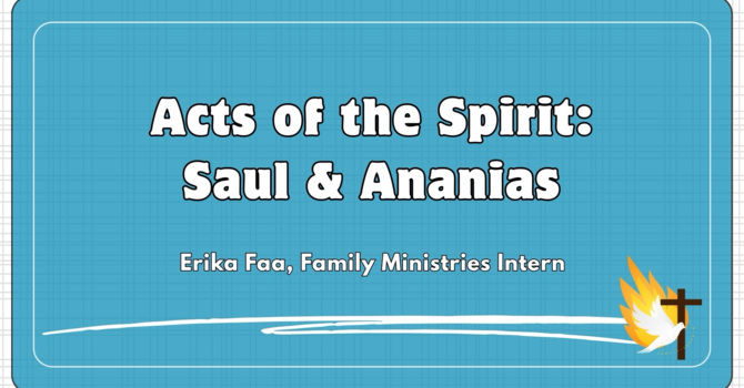 "Saul & Ananias"