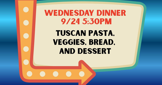 Wednesday Evening Family Meal